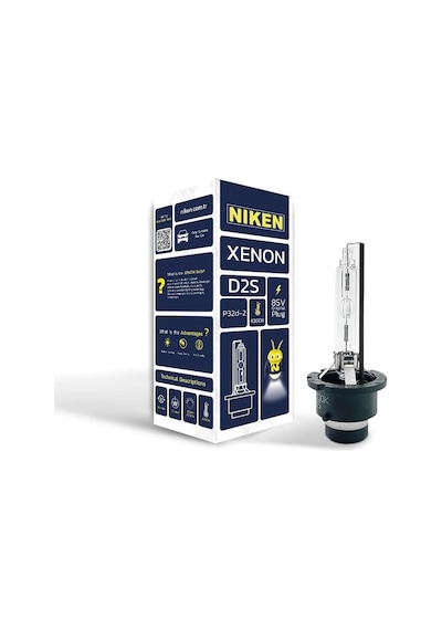 D2S Xenon Far Ampulü 85V 35W P32D-2 4300K Niken
