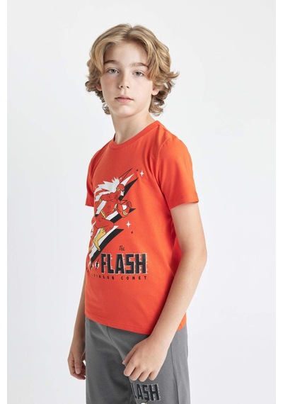 Defacto Erkek Çocuk The Flash Kısa Kollu Şortlu Pijama Takımı C5598a824smog588 Turuncu Defacto Erkek Çocuk The Flash Kısa Kollu Şortlu Pijama Takımı C5598a824smog588 Turuncu
