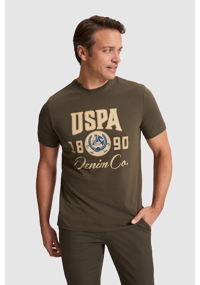 U.s. Polo Assn. Erkek Koyu Haki Tişört 50327174-vr111