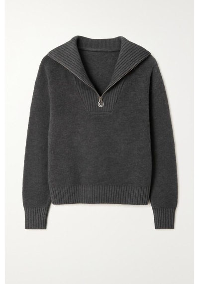 Fashion Friends Yakası Fermuarlı Sweat Antrasit
