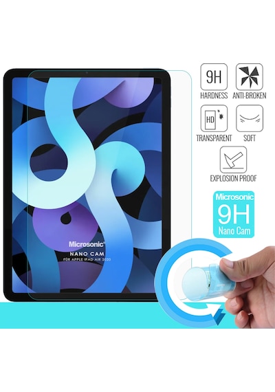 Microsonic Apple Uyumlu iPad  11.nesil 2025 A3354-a3355 Nano Glass Cam Ekran Koruyucu
