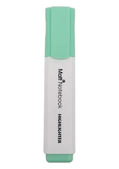 Matt Notebook Highlighter Pastel Renk Fosforlu Kalem-3 Pastel Yeşil