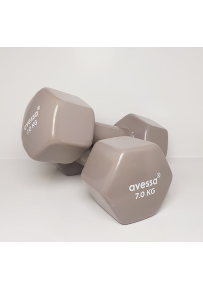 Avessa 7 Kg Vinil Dambıl Pvc 2 Adet