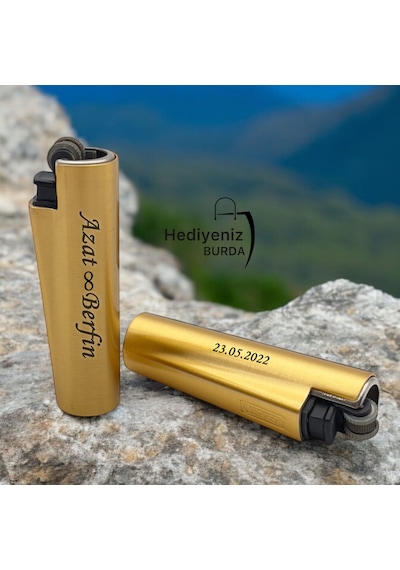 Clipper İsme Özel Clipper Metal Kılıflı Çakmak Clipper İsme Özel Clipper Metal Kılıflı Çakmak