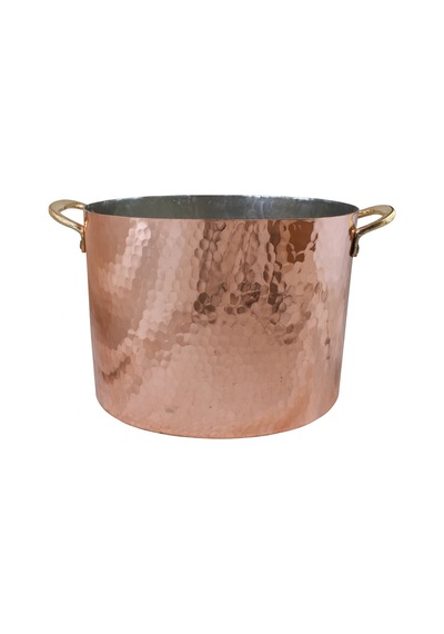 Cuvesta El Yapımı Kalın 1.5mm Bakır Buz Kovası 26x20cm