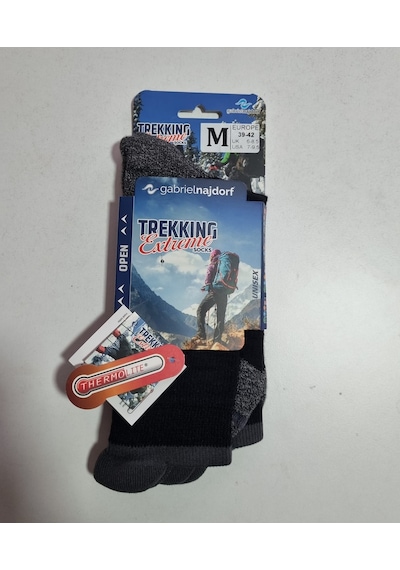 Gabriel Najdorf Termal Trekking Extreme Çorap Siyah-Gri