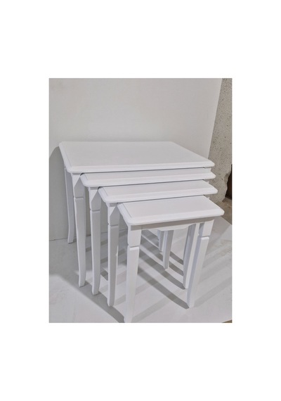 4 Lü Zigon Sehpa Mdf Bej