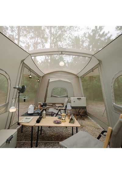 Naturehike Glamping Cloud Vessel 4 Kişilik Hızlı Kurulum Tünel Çadır Haki