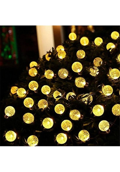 50 Top Ledli Solar Kristal Bahçe Dekorasyon Aydınlatma Sarı Işık Diğer