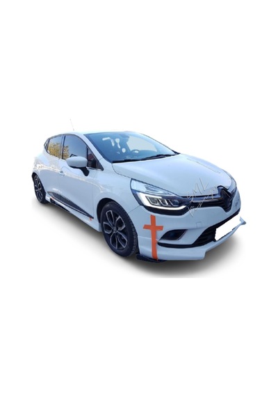 Renault Clio 4 Custom Yan Marşpiyel Yan Ek Takımı Plastik