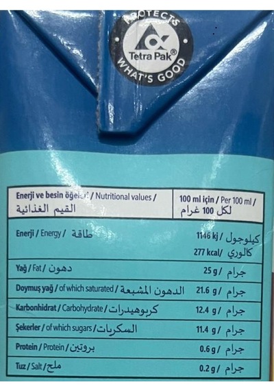 Zeelandia Whipli Şekerli Sıvı Şanti %25 1 Kg