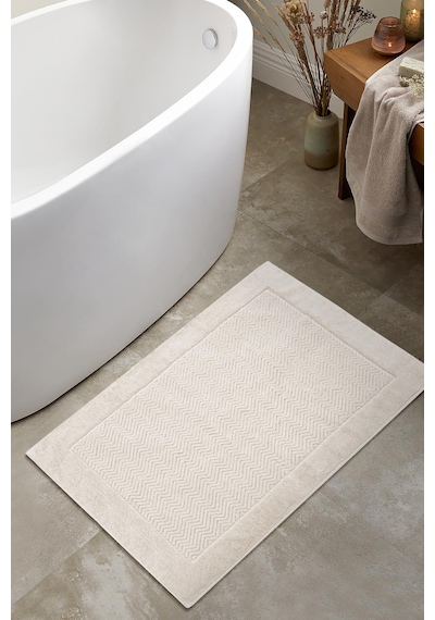 Tilos Jakarlı Ayak Havlusu Vizon 50x80 2224 Vizon