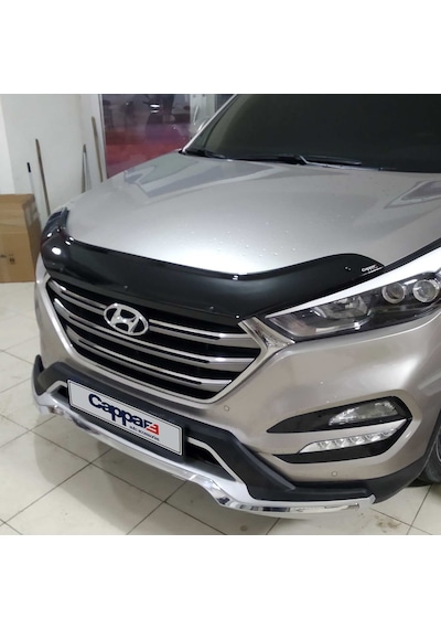 Cappafe Hyundai Tucson Ön Kaput Koruma Rüzgarlık 4Mm Abs 2016-