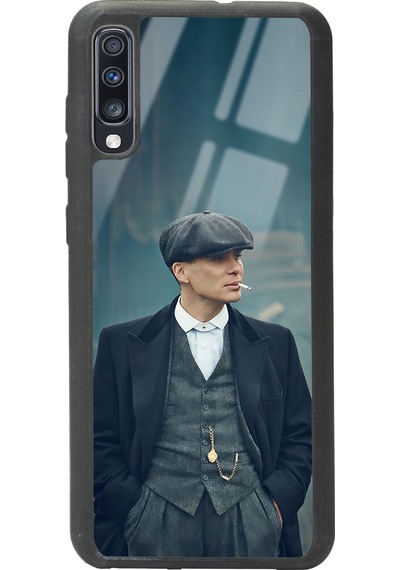 Samsung Uyumlu A70 Peaky Blinders Thomas Shelby Tasarımlı Glossy Telefon Kılıfı Çok Renkli
