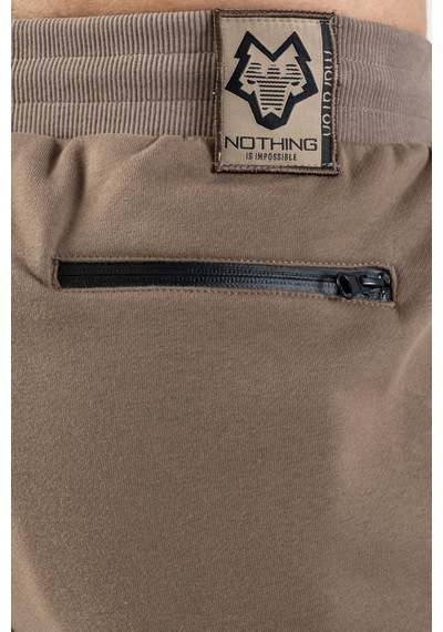 Maraton Sportswear Comfort Erkek Ribana Paça Basic Kakao Eşofman Altı 21270-kakao Kahverengi