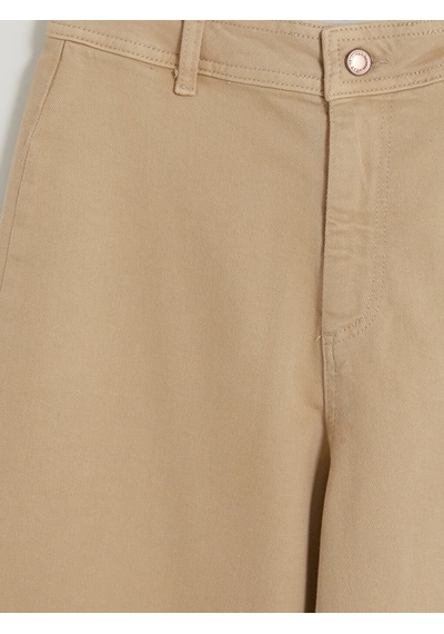 LC Waikiki Lc Waıkıkı Bej Flare Kadın Jean Pantolon
