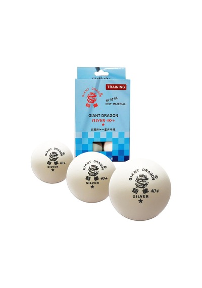 Giant Dragon 6 Adet Antrenman Pinpon Topu Sılver 40+