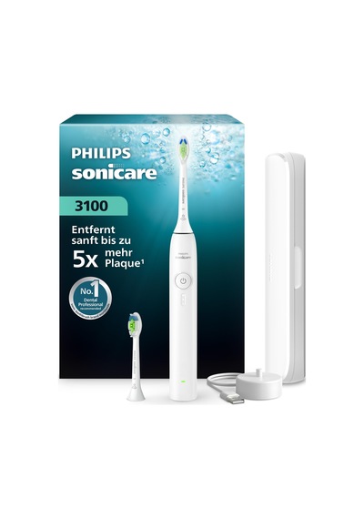 Philips Sonicare Series 3100 Elektrikli Diş Fırçası - Basınç Sensörlü Sonic Diş Fırçası, Üç Yoğunluk Seviyesi, Easystart, Smartimer, 14 Günlük Çalışma Süresi, Seyahat Çantası, Beyaz, Hx4034/21, Yeni Philips Sonicare Series 3100 Elektrikli Diş Fırçası - Basınç Sensörlü Sonic Diş Fırçası, Üç Yoğunluk Seviyesi, Easystart, Smartimer, 14 Günlük Çalışma Süresi, Seyahat Çantası, Beyaz, Hx4034/21, Yeni