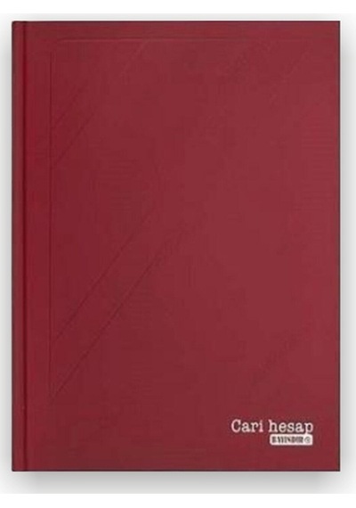 Bayındır Cari Hesap Defteri 12 x 17 CM 240 Yaprak 1 Adet