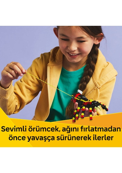 LEGO® Creator 3’ü 1 Arada Vahşi Hayvanlar: Şaşırtıcı Örümcek 31159 - 7 Yaş ve Üzeri Çocuklar için Yaratıcı Oyuncak Yapım Seti (153 Parça) LEGO® Creator 3’ü 1 Arada Vahşi Hayvanlar: Şaşırtıcı Örümcek 31159 - 7 Yaş ve Üzeri Çocuklar için Yaratıcı Oyuncak Yapım Seti (153 Parça)