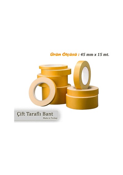 Çift Taraflı Bant 38 Mm x 20 Mt.