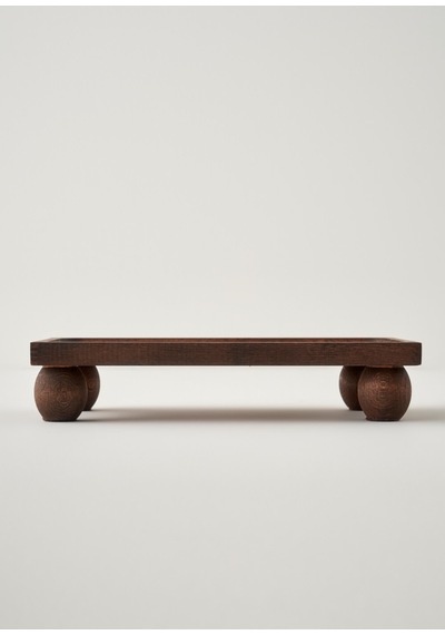 Bella Maison Wooden 2'li Ahşap Sunum Seti Naturel Naturel
