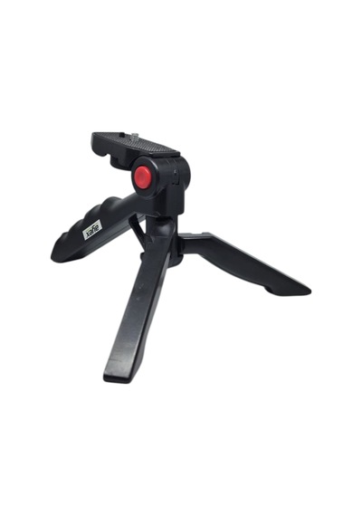 Ayex Ax-mt10 Masaüstü Mini Tripod + Telefon Tutucu, 1/4 Vida Uyumlu, 120 Eğim Ayarlı, Katlanabilir Kompakt Tasarım