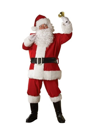 Kostümsarayı Yetişkin Noel Baba Kostümü Lüks Polar