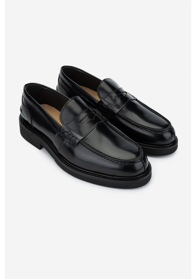 Valmenti Erkek Hakiki Deri Siyah Loafer Ayakkabı 994 442 Erk Ayk K24-25 Nero Siyah