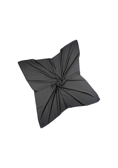Mim Eşarp Mısırlı Eşarpları Queen Krep Düz Renk Eşarp 110x110 Cm Antrasit