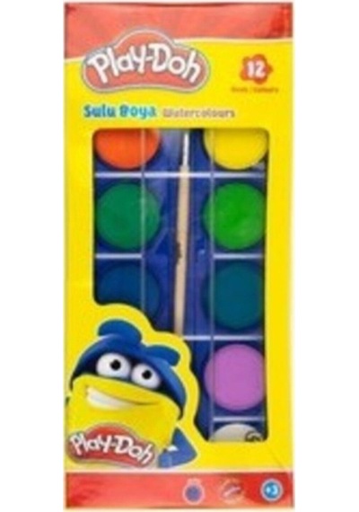 Sulu Boya Play-doh 12 Renk Kucuk play-su002