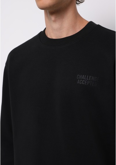 Colin's Colins Comfort Fit Erkek Siyah Sweatshirt Cl1075729 Q1.v2 Blk Siyah