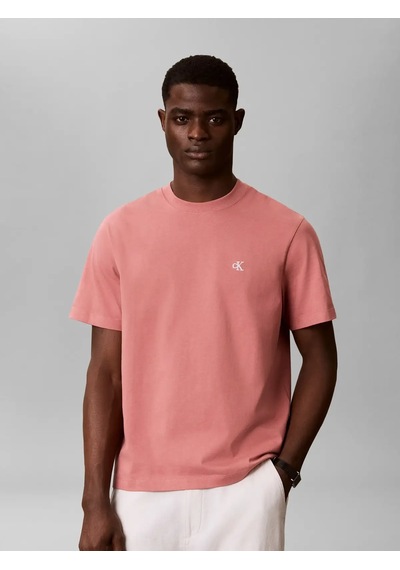 Calvin Klein Ss Easy Monogram Tee, Gda Pembe Erkek T-shirt