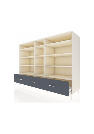 Kronos Dolap 12 Raflı 3 Çekmeceli 220x59x163 Aytaşı-aytaşı/antra Aytaşı-aytaşı/antrasit Kronos Dolap 12 Raflı 3 Çekmeceli 220x59x163 Aytaşı-aytaşı/antra Aytaşı-aytaşı/antrasit