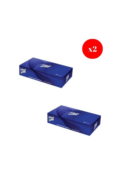 Selpak Kutu Mendil Standart 2 x 50'li