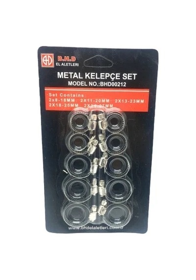 10 Parça Metal Hortum Kelepçesi Set 5468 Standart 79272996