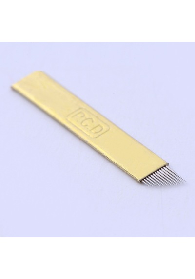 100 Adet Pcd 12 Pin Kalıcı Makyaj Dövme Bıçağı