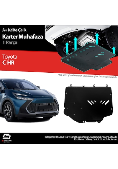 S-dizayn Toyota C-hr Pro Karter Muhafaza Abs Plastik 2023 Üzeri