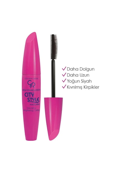 Mega Volume&length City Style Mascara Hacim Ve Uzunluk Veren Maskara 9 Ml 0