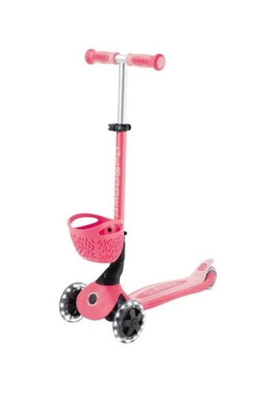 Go Up Baby 360 Scooter Işıklı Koyu Pastel Pembe Diğer