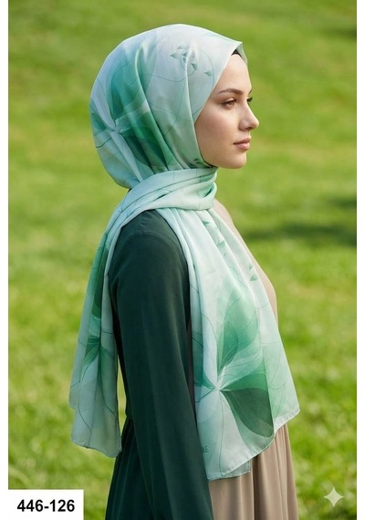 Buqle Dijital Desenli Soft Şal 446-126 Çok Renkli