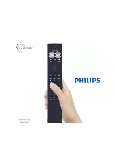 Philips İle Uyumlu 50pus8808/12 Smart Led Tv Kumandası-mikrofonsuz
