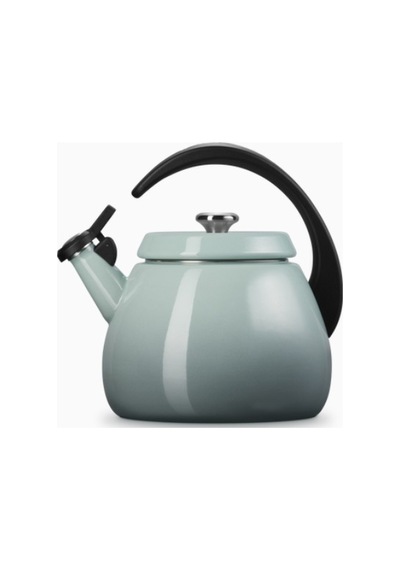 Le Creuset Su Isıtıcısı Çanı 2,1 L, Emaye Karbon Çelik, Şık Ve Dayanıklı Su Isıtıcılar Açık Yeşil 8