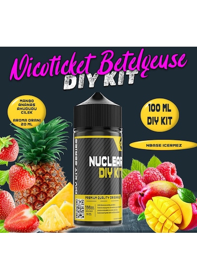 Nuclear 100 Ml Dıy Kit Nicoticket Gıda Aroma 20 Ml Aroma İçerir