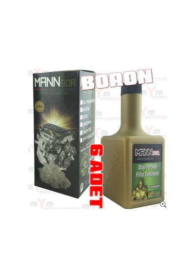 Mannbor Dpf Dizel Partikül Filtre Temizleyici Katkı 250Ml 6 Adet
