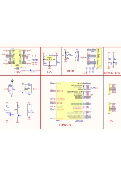 Esp32 C3 0.42inch Oled Lcd Super Mini Geliştirme Kartı Wifi Bluetooth Type-c Usb
