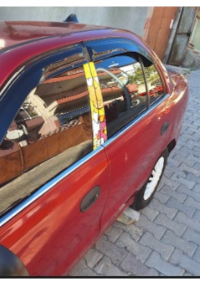 Hyundai Accent Yumurta Kasa 1995-2000 Krom Cam Çıtası 4 Parça Paslanmaz Çelik