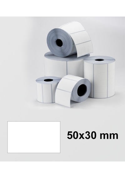 Tanex Barkod Etiketi Termal Eco 50x30 MM 40 MM Çap 1000'li