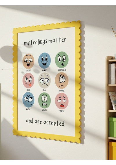 My Feelings Matter Dijital Baskı Poster V3 Çerçevesiz