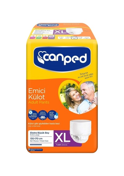 Canped Emici Külot Bez Xl 7 Adet